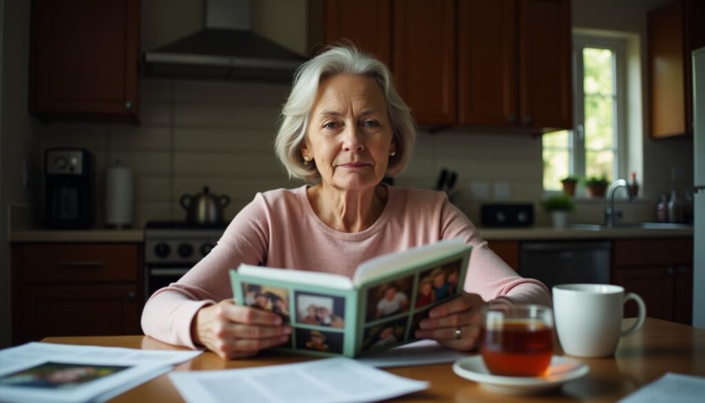 A Woman Reflects On Caring For A Loved One With Dementia. a woman reflects on caring for a loved one with dementia.